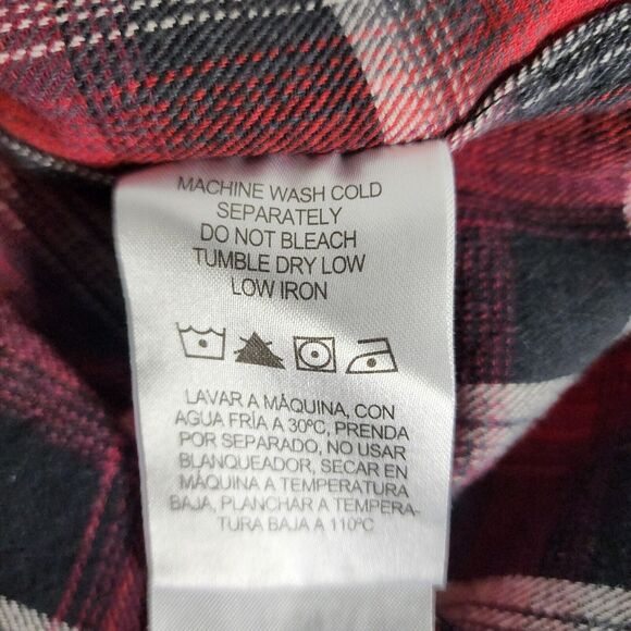 Legendary Whitetails Mens Shirt XLT Stockyard Shotgun Western Flannel Pearl Snap - Picture 10 of 11